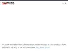 Tablet Screenshot of indotechengineers.com